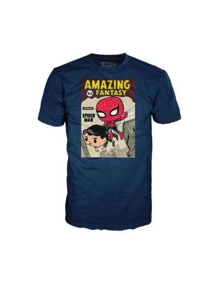 Funko Pop & Tee Spiderman Comic Cover Talla M 77947 SPIDERMAN FUNKO