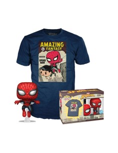Funko Pop & Tee Spiderman Comic Cover Talla L 77948 SPIDERMAN FUNKO