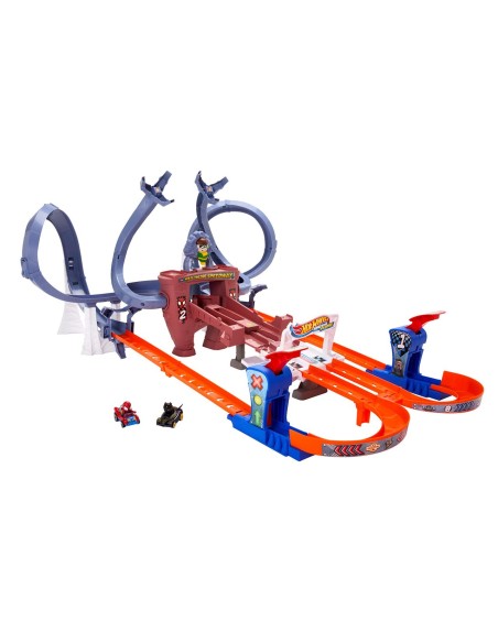 Pista telaraña de Spider-man racerverse HPL34 SPIDERMAN HOT WHEELS