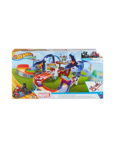 Pista telaraña de Spider-man racerverse HPL34 SPIDERMAN HOT WHEELS