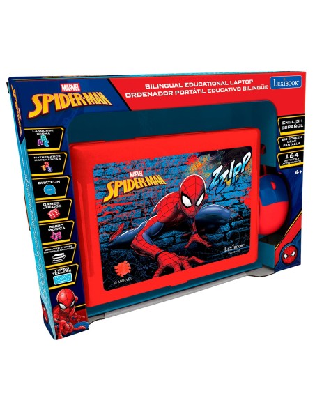 Portátil Educativo Bilingüe Spider-Man JC601SPi2 SPIDERMAN LEXIBOOK