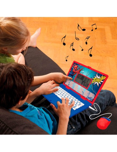 Portátil Educativo Bilingüe Spider-Man JC601SPi2 SPIDERMAN LEXIBOOK