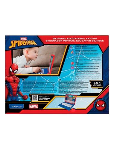Portátil Educativo Bilingüe Spider-Man JC601SPi2 SPIDERMAN LEXIBOOK