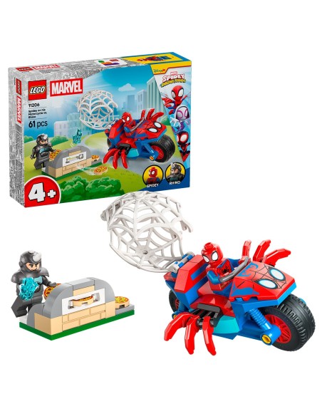 Spidey en su moto vs Rino 11206 SPIDERMAN LEGO