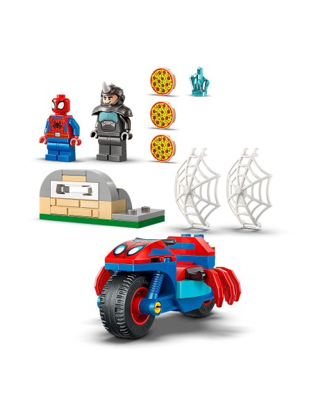 Spidey en su moto vs Rino 11206 SPIDERMAN LEGO