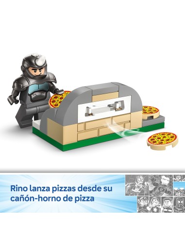 Spidey en su moto vs Rino 11206 SPIDERMAN LEGO