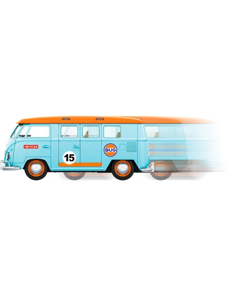 Furgoneta retro clásica a escala 1:14 con luces y música 757T01082 TACHAN