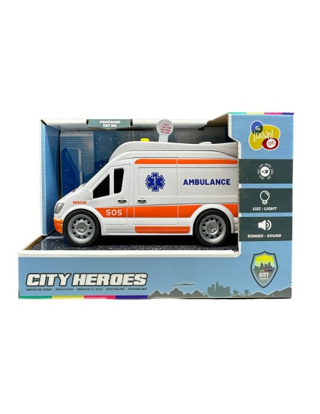 Vehículos de servicio urbano surtido a escala 1:32 en expositor 12 piezas 757T01084 TACHAN