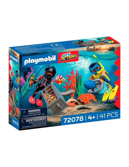 Policía buzo con Tesoro 72078 PLAYMOBIL
