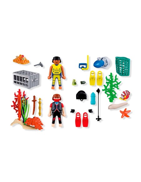 Policía buzo con Tesoro 72078 PLAYMOBIL
