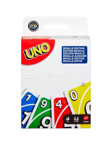 Juego UNO Braille JMK87 MATTEL GAMES
