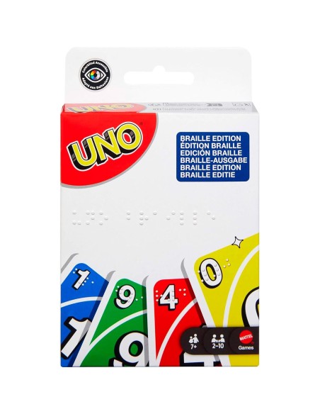 Juego UNO Braille JMK87 MATTEL GAMES