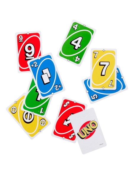 Juego UNO Braille JMK87 MATTEL GAMES