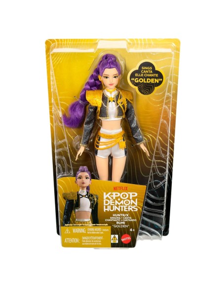 Muñeca Musical Rumi Golden JRN40 K-POP DEMON HUNTERS MATTEL