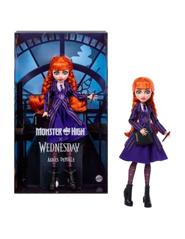 Muñeca Wednesday Agnes JNJ92 MONSTER HIGH