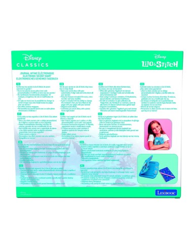 Diario electrónico interactivo Stitch SD50D STITCH LEXIBOOK