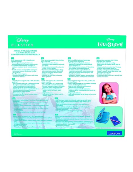 Diario electrónico interactivo Stitch SD50D STITCH LEXIBOOK