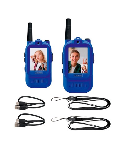 Walkie Talkies con Pantalla 500 Metros TWV10 LEXIBOOK