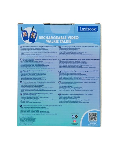 Walkie Talkies con Pantalla 500 Metros TWV10 LEXIBOOK