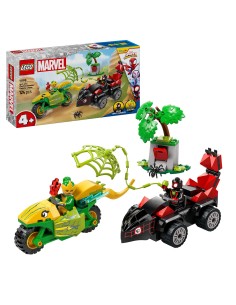 Spin y Electro: Duelo de vehículos dinosaurio 11198 SPIDERMAN LEGO
