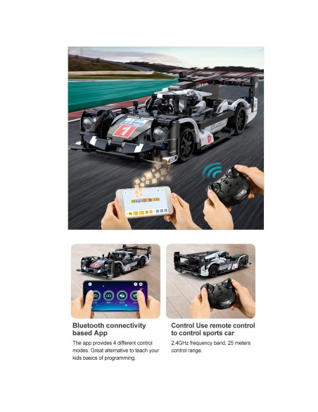 GT Sport Car programable 427 piezas 927DE51307 CADA DEQUBE