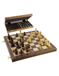 Juego de ajedrez deluxe con piezas talladas 952D00507 DEQUBE