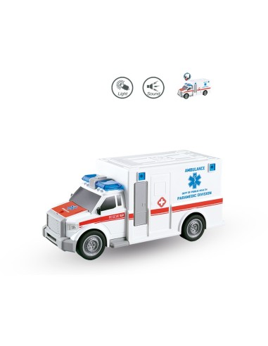 Ambulancia luzsonido heroes de ciudad 1:20 746T00480 TACHAN