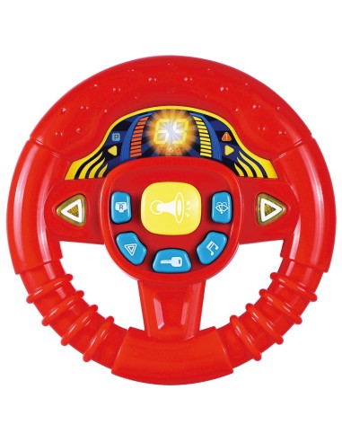 Volante baby rojo con luces y sonidos 782T00512 TACHAN
