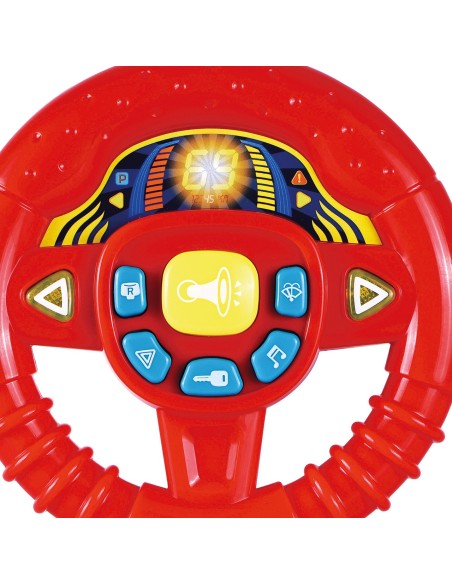 Volante baby rojo con luces y sonidos 782T00512 TACHAN