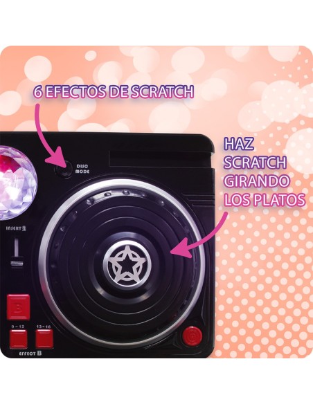 Mesa de DJ Disco con Efectos de Luz y Sonidos 916D00040 DEQUBE
