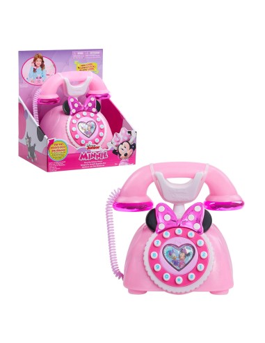 Teléfono tradicional giratorio Minnie Mouse 88272 DISNEY JUST PLAY