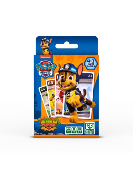 Juego de Cartas 4 en 1 Patrulla Canina 10009573 PAW PATROL SHUFFLE