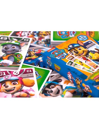 Juego de Cartas 4 en 1 Patrulla Canina 10009573 PAW PATROL SHUFFLE