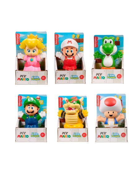 Figuras Mario Bros surtidas JHG64 SUPER MARIO LITTLE PEOPLE