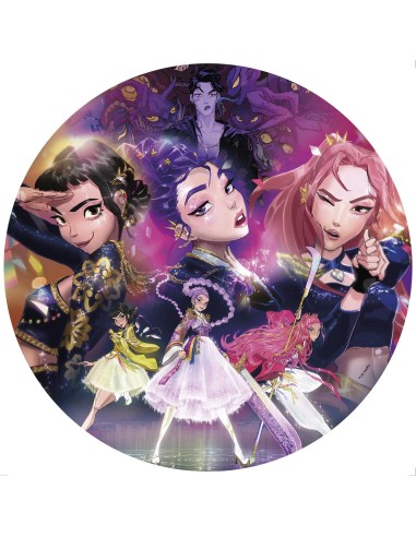 Puzzle Redondo 500 piezas K-Pop Demon Hunters 12002052 K-POP DEMON HUNTERS RAVENSBURGUER