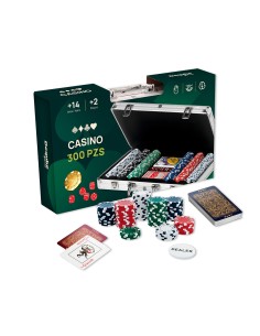 Set de Poker 300 fichas en maletín 941D00307 DEQUBE