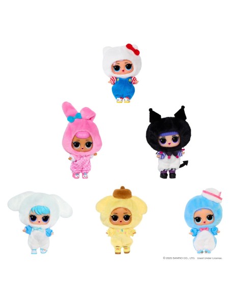 L.O.L Surprise Loves Hello Kitty Peluche reversible 599241 HELLO KITTY MGA