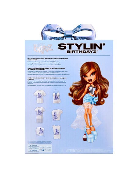 Muñeca Bratz Stylin' Birthday - Yasmin 596028 MGA