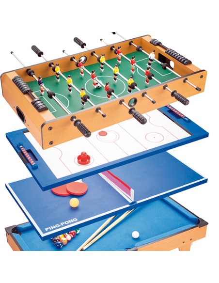 Mesa 4 juegos en 1 732HG2074 TACHAN