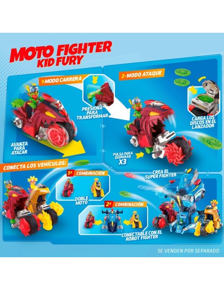 Superthings Moto Fighter Kid Fury PSTSP116IN361 SUPERTHINGS