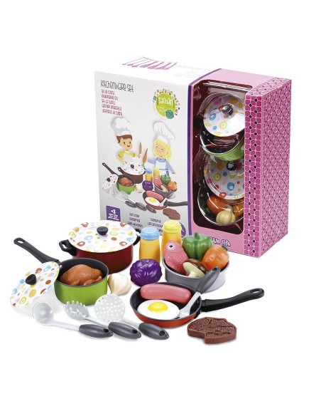 Set menaje cocina metálico 22 piezas 780CS007 TACHAN