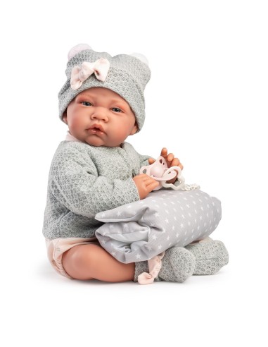 Muñeca Nacida Lua con cojín y chaqueta 33086 MUÑECAS ANTONIO JUAN