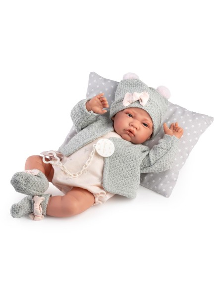 Muñeca Nacida Lua con cojín y chaqueta 33086 MUÑECAS ANTONIO JUAN