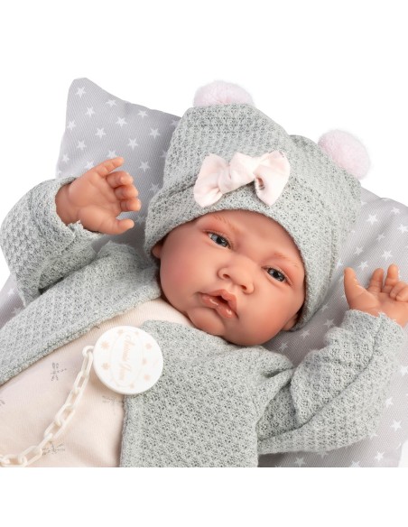 Muñeca Nacida Lua con cojín y chaqueta 33086 MUÑECAS ANTONIO JUAN