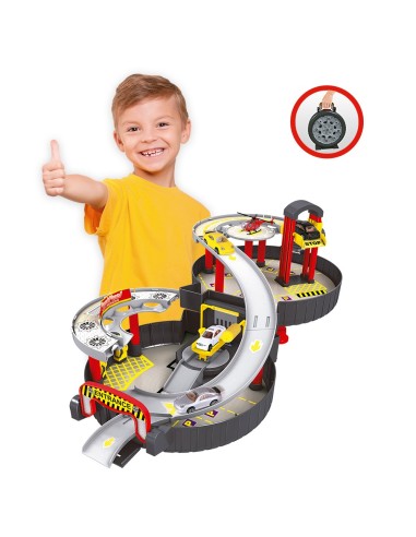 Garaje circuito en maletín 2 pisos 746T00475 TACHAN