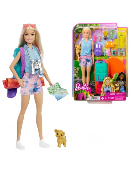 Muñeca Malibu ¡Vamos de camping! HDF73 BARBIE