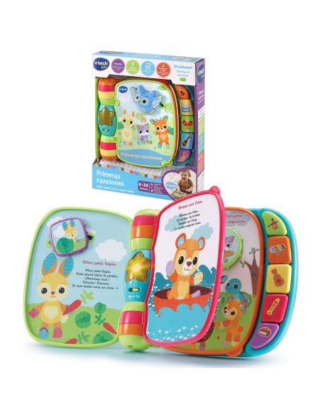 Libro interactivo primeras canciones para bebés 80-166777 V-TECH