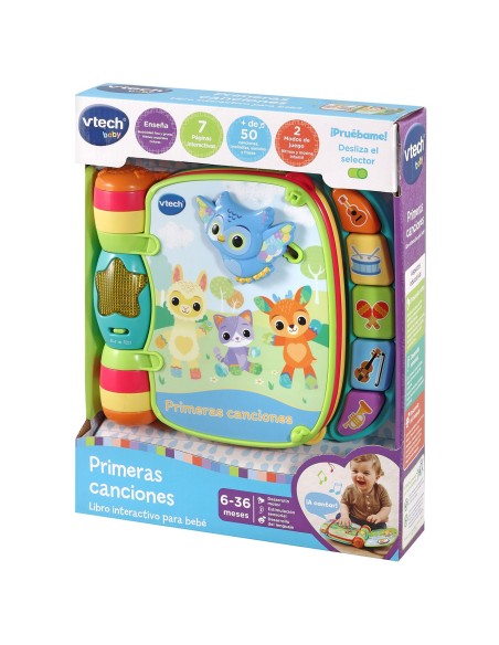 Libro interactivo primeras canciones para bebés 80-166777 V-TECH