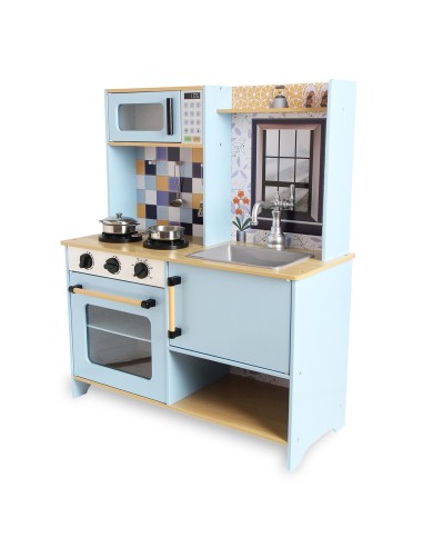 Cocina de madera 2 módulos 913D00013 DEQUBE