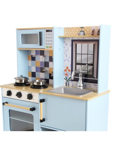 Cocina de madera 2 módulos 913D00013 DEQUBE